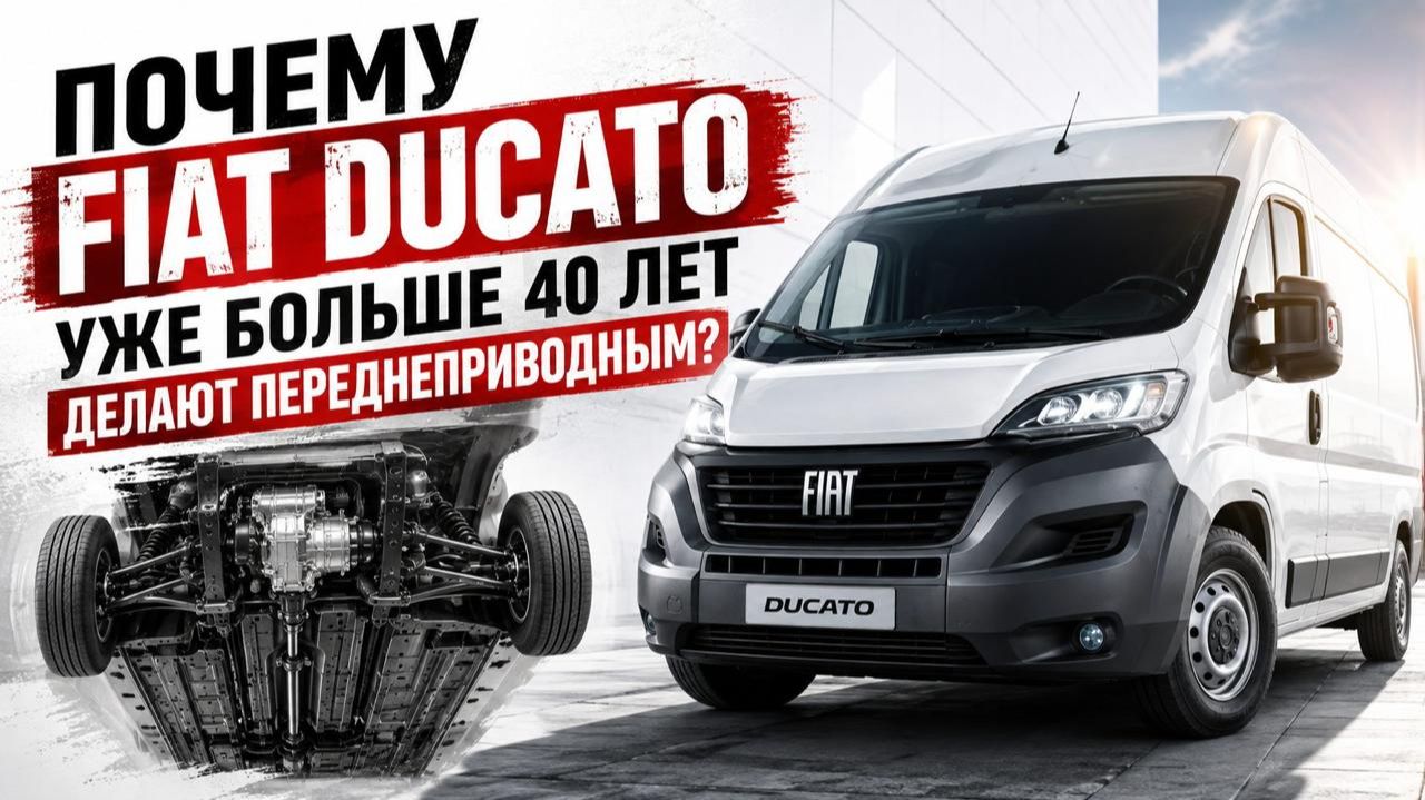 Почему FIAT Ducato уже 40+ лет переднеприводный?